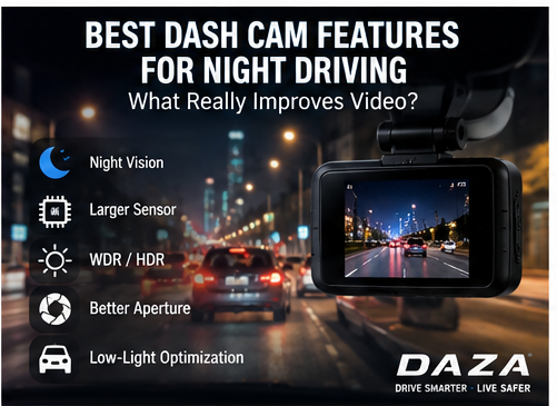Dash cam night driving features guide
