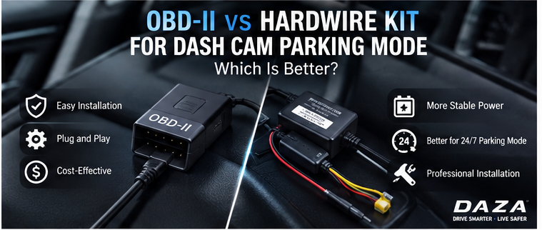OBD-II vs hardwire kit for dash cam parking mode