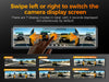 DAZA G501 seven display modes, swipe between quad, front and rear camera views