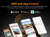 DAZA G501 Wi-Fi and Journey Nice app control for playback, download and sharing