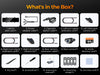 DAZA G501 what is in the box with four cameras, cables, 64GB card and install kit